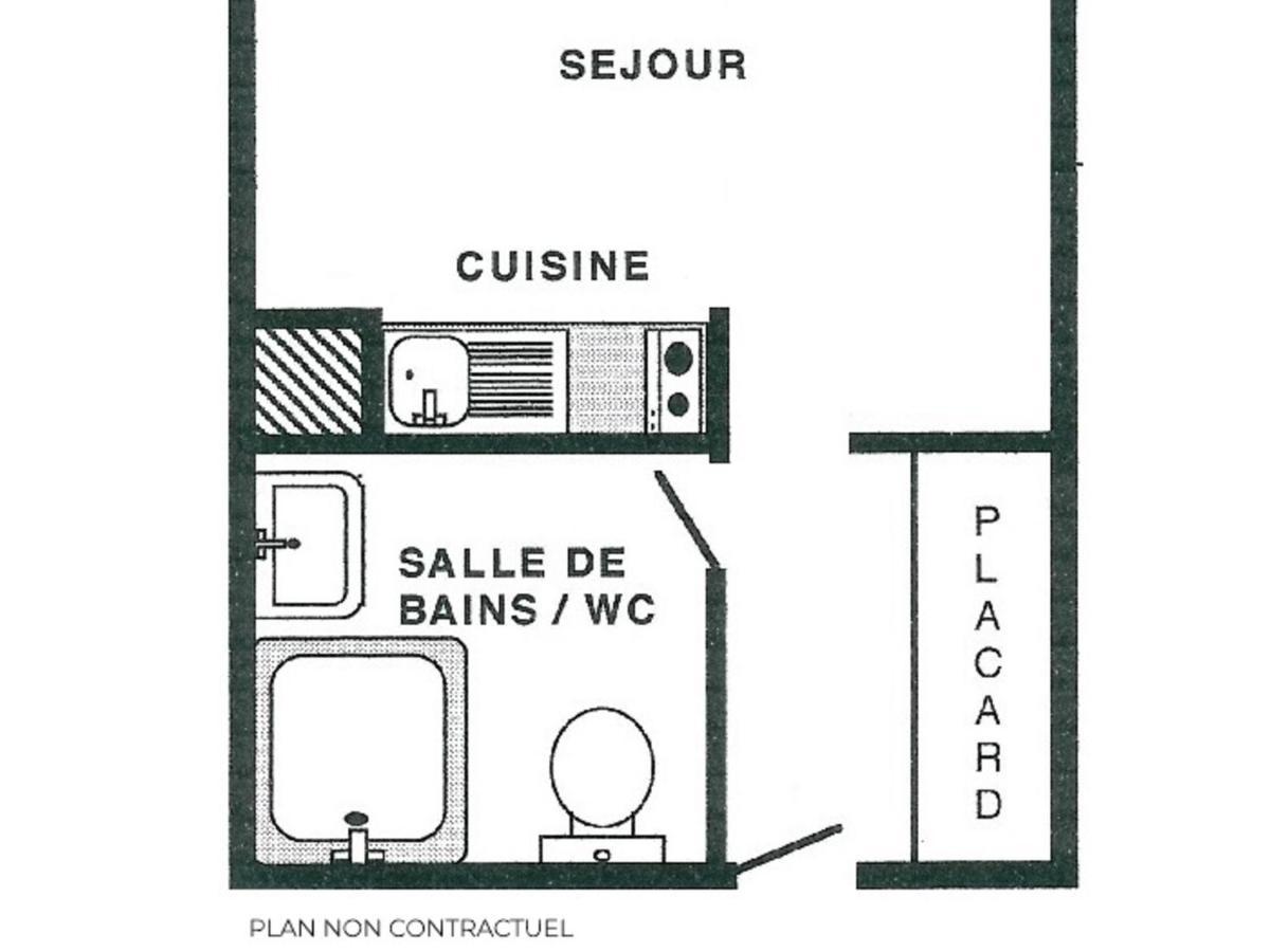 Studio Cosy Pour 2 Personnes, Skis Aux Pieds, Les Menuires - Fr-1-452-121 Apartman Saint-Martin-de-Belleville Kültér fotó